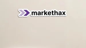 Iman con logo de markethax